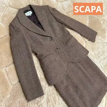 SCAPA 트위드 셋업 (브라운)