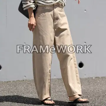 새상품급 2023년제 프레임워크 20 치노 형태 커비 팬츠 사이즈 38