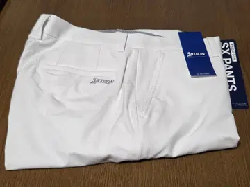 Srixon SX PANTS 화이트 전방위 스트레치 허리 96cm