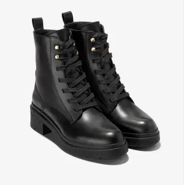 콜한 셰리 레이스업 러그 부츠 워터프루프