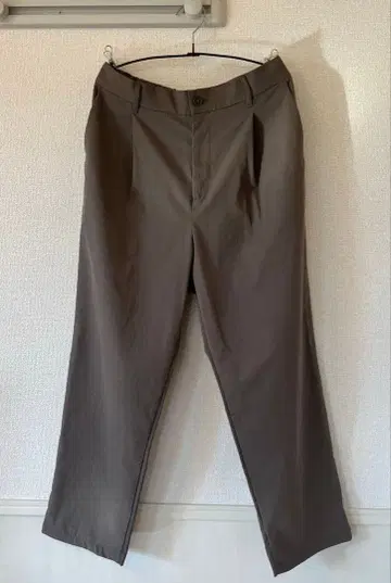 무인양품 치노 턱 와이드 팬츠