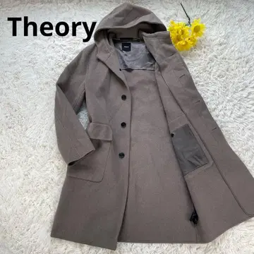 Theory 후드 부착 코트 LUXE NEW DIVIDE 남성용 M~L