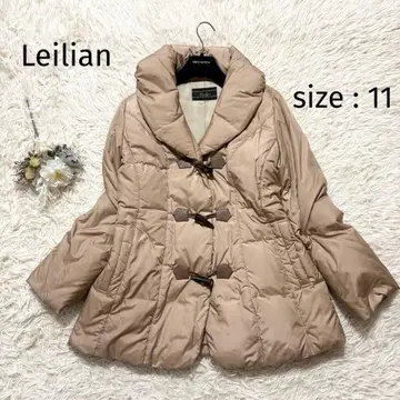 새상품급 레리안 숄카라 다운 코트 토글 버튼 빅 사이즈