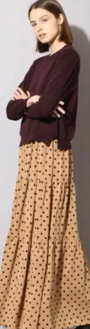 SACRA 사쿠라 롱 캉캉 스커트