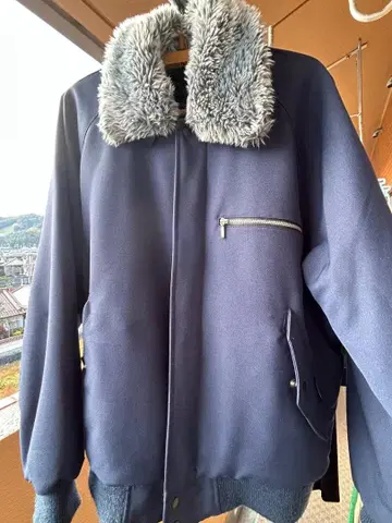 도라이치 도카잔 파이롯트 점퍼 네이비 L 사이즈