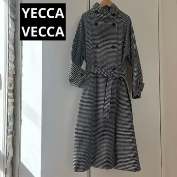 [YECCA VECCA] 하운드투스 패턴 겨울 상품 코트