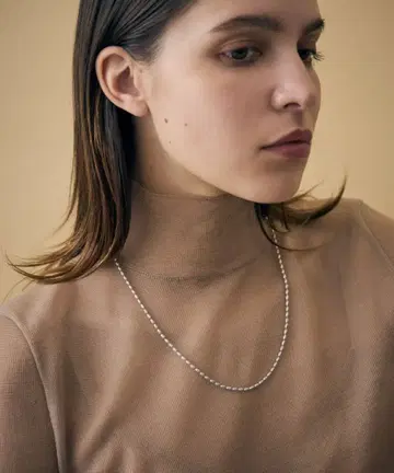 ete bijoux 공 체인 세미롱 목걸이