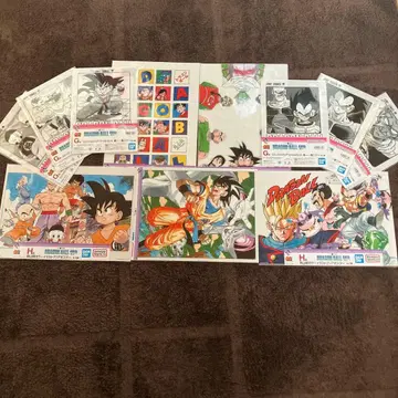 드래곤볼 제일복권 40th 클리어 포스터 클리어 파일 세트