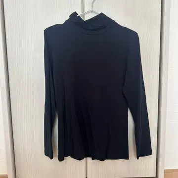 유니클로 히트텍 코튼 터틀넥 T 울트라 웜 긴팔 네이비 L 2개