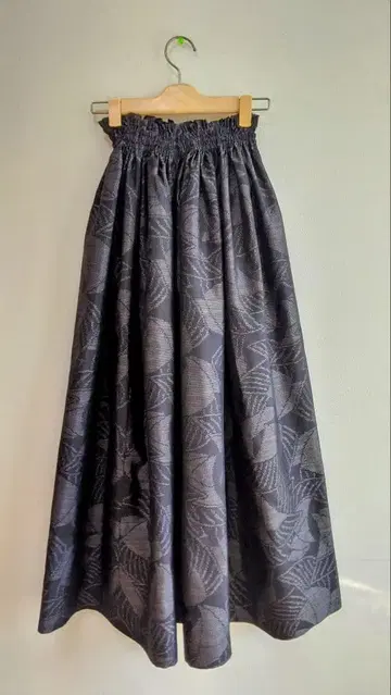 오시마 명주 기모노 리메이크 롱 스커트*240
