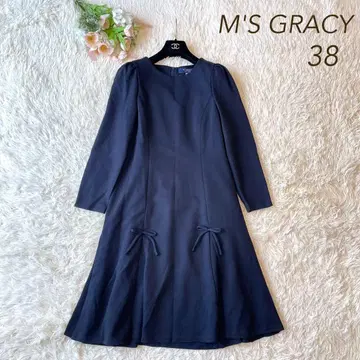 M'S GRACY 2023년 리본 포함 원피스 네이비 38
