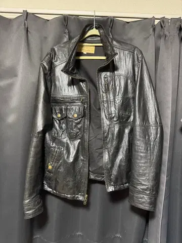라이더스 레더 재킷 가죽 재킷 양가죽 빈티지