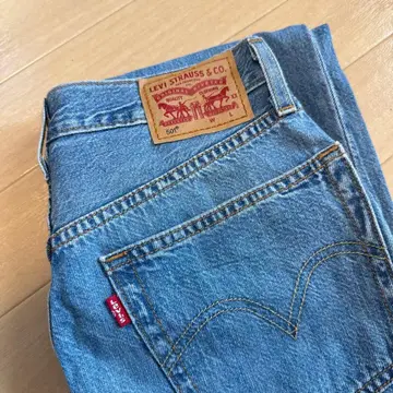 Levi's 501 라이트 블루 데미지 데님