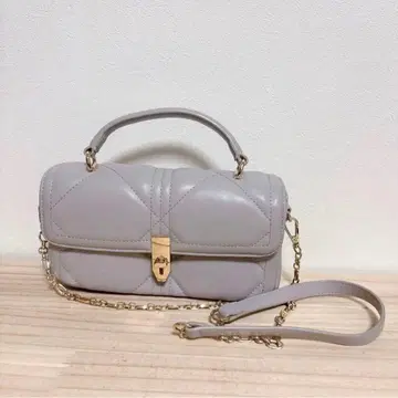 RANDA 퀼팅 2WAY 숄더백 그레이 숄더백