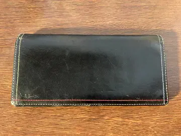폴 스미스 블랙 가죽 장지갑