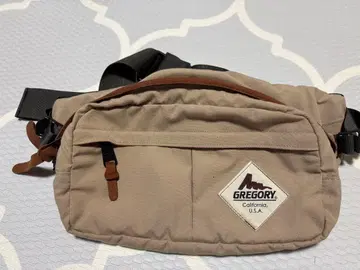 GREGORY 그레고리 테일 게이트 웨스트 파우치 바디백 베이지