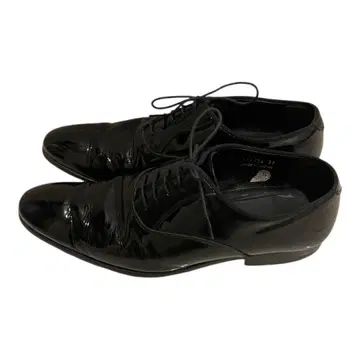 새상품급 나노 유니버스 블랙 에나멜 신발