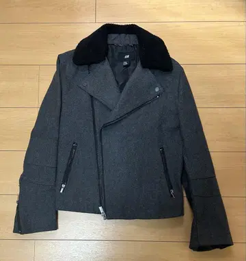 H&M 더블 라이더스 그레이 자켓 EUR 42