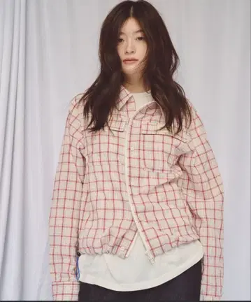 common gull products 2개 1개 드로 코드 체크 셔츠