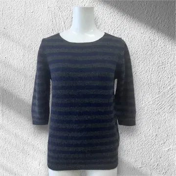 VAN DER STRAETE 니트 알파카 니트 보더 페루제