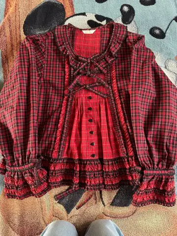 핑크하우스 블라우스