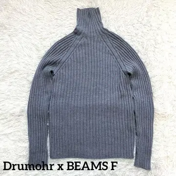 드럼오어 돌모어 빔즈F 별주 터틀넥 리브 니트 사이즈 46