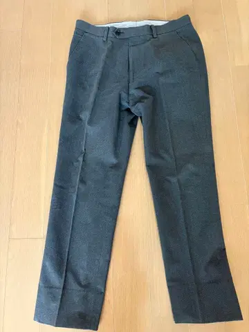 토모로랜드 면 기모 헤링본 슬랙스