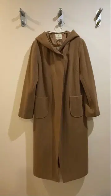 빈티지 카멜 롱 코트 쿠미쿄쿠