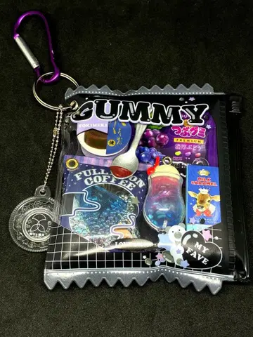 [퍼플 스위츠] 가챠 파우치 보름달 커피점 여행하는 찻집 츠부구미