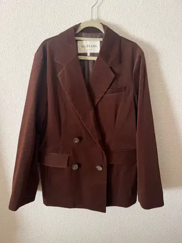 RayBEAMS 코듀로이 자켓 다크 브라운 사이즈 0