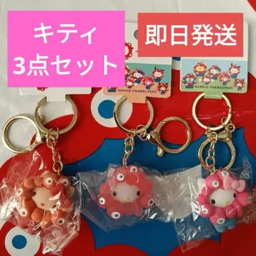 만박 산리오 미야쿠미야쿠 키티 최애 컬러 클리어 파스텔 3개 세트