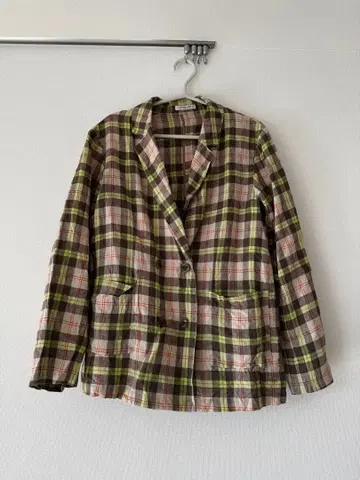 FREAK'S STORE 체크 무늬 테일러드 자켓