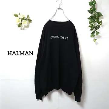 HALMAN 크루넥 트레이닝복 L 백 프린트