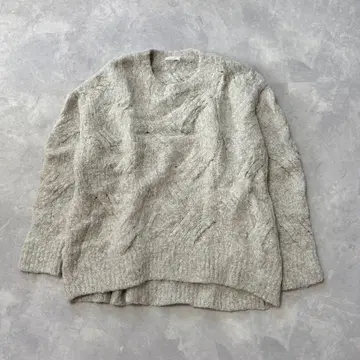 ESLOW 에슬로우 BIG 케이블 풀오버 굵은 짜임 니트