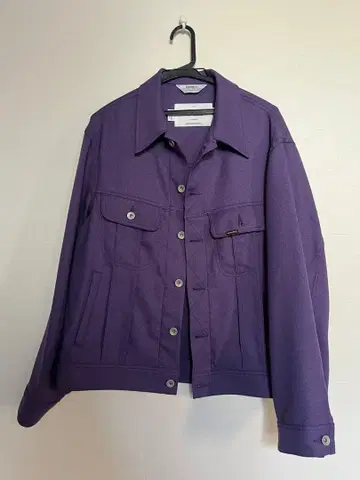 DAIRIKU 보라색 점퍼 4 포켓