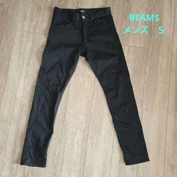 BEAMS 블랙 스키니 팬츠 남성용
