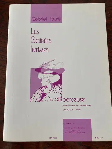 가브리엘 포레 자장가 Op.16