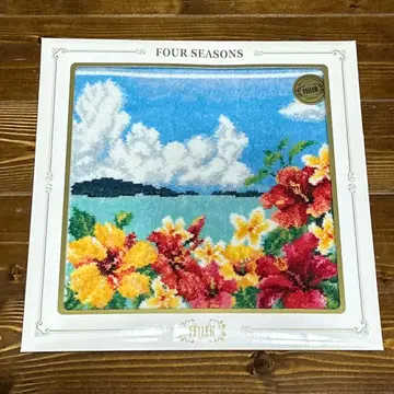 레어 새상품 FEILER FOUR SEASONS 여름 하이비스커스 페이러
