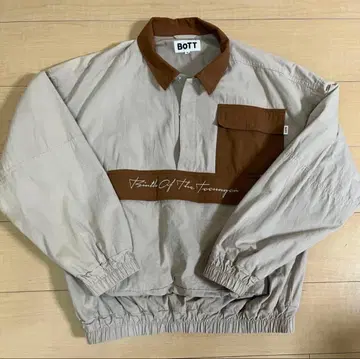 bott 포켓 풀오버 재킷