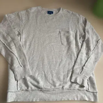 BEAMS 그레이 포켓 부착 트레이닝복