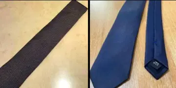 가마쿠라 셔츠 넥타이 2개 세트 네이비 브라운 야마나시 kama