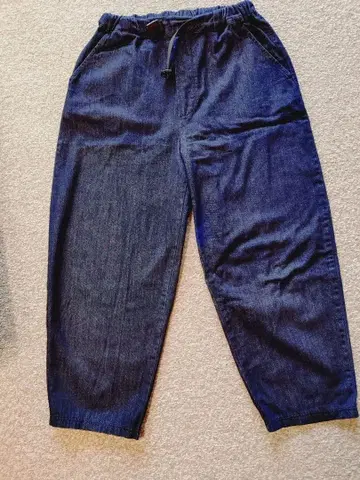 HugHug IN THE MARKET 인디고 팬츠