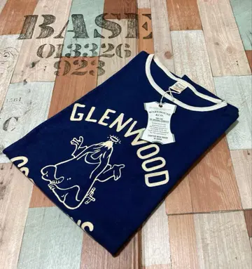 [ L ] 미사용품 웨어하우스 GLENWOOD 링거 tee NV/CR