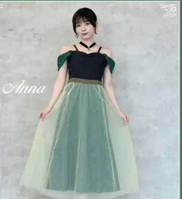 시마무라 안나 원피스 대관식 드레스 M 사이즈 안나와 눈의 여왕