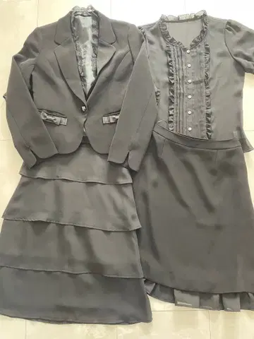 블랙 수트 포멀 4세트