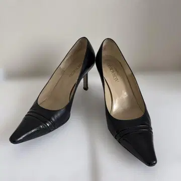 [부티크 오사키] 블랙 스틸레토 하이힐 24cm