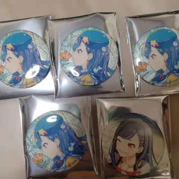 프로세카 글리터 캔뱃지 45B 46B 시라이시 안즈 5개 세트