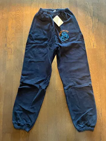 68&Brothers 블랙 코튼 스웨트 팬츠 M