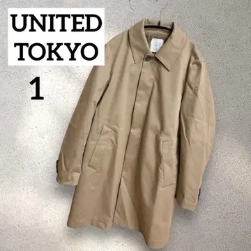 [ 새상품급 ] UNITED TOKYO 스텐카라 코트 베이지 사이즈 1