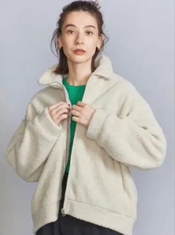 BEAUTY&YOUTH 플리스 자켓 M 베이지